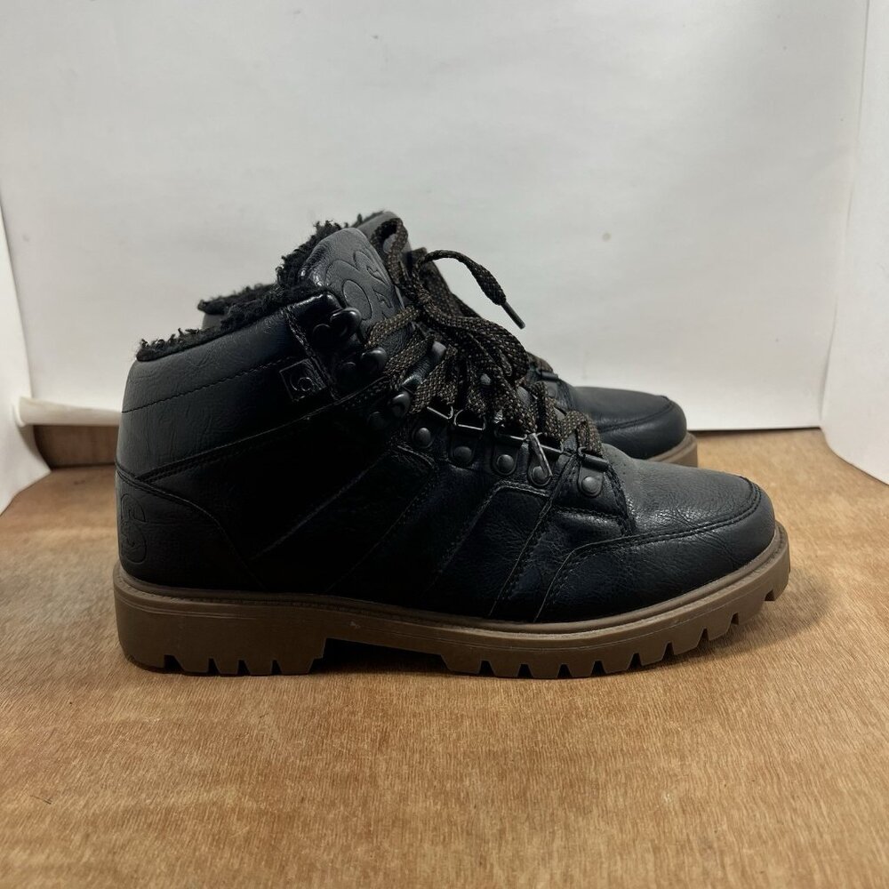 Osiris Convoy Boot Men Size 9 Workwear Black Sneakerboots BMX DC MOTO Skate
